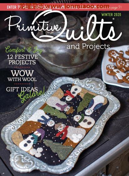 [美国版]Primitive Quilts and Projects 手工拼布杂志 2020年冬季刊